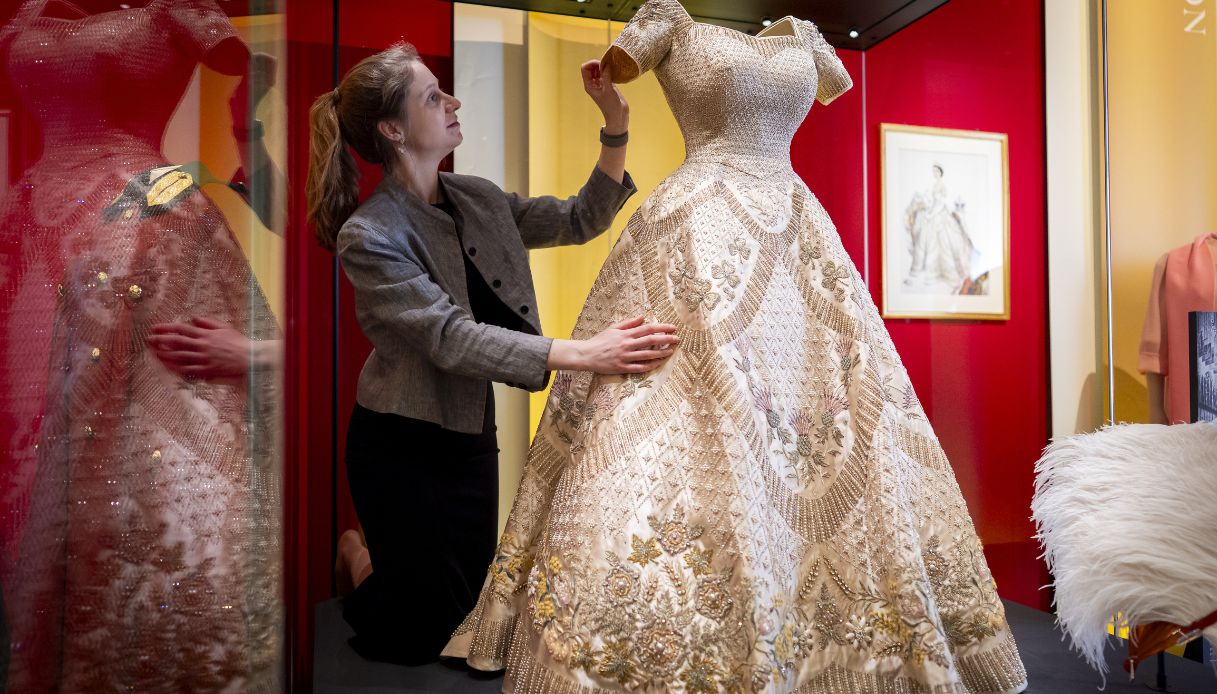 L'abito dell'incoronazione di Elisabetta II