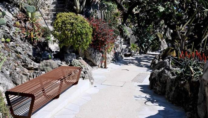 Giardino Esotico di Monaco, passeggiata