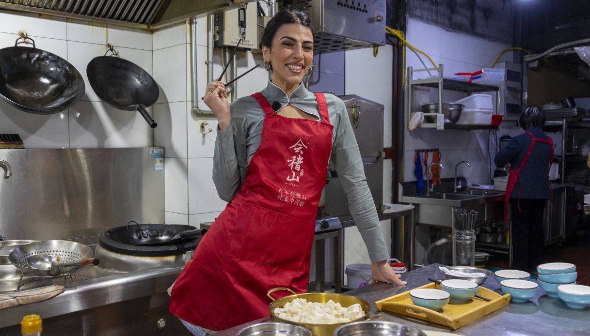 Giulia Salemi alla sesta tappa di Pechino Express