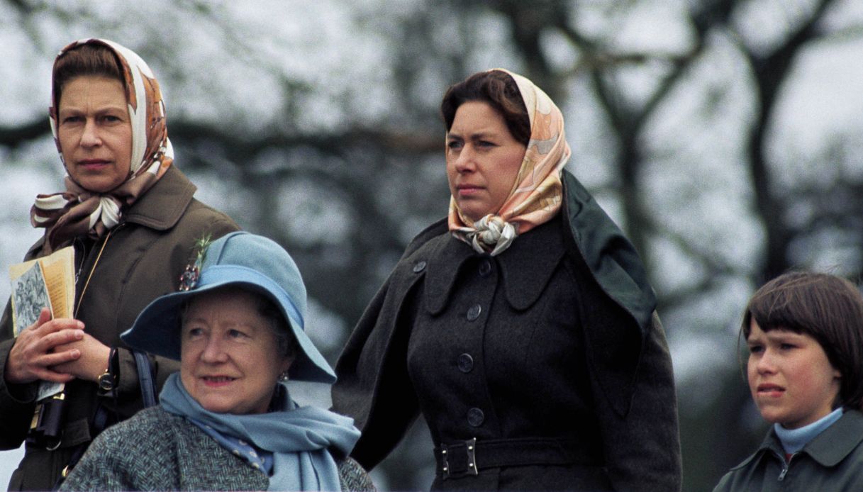 Lady Sarah Chatto con zia, madre e nonna materna