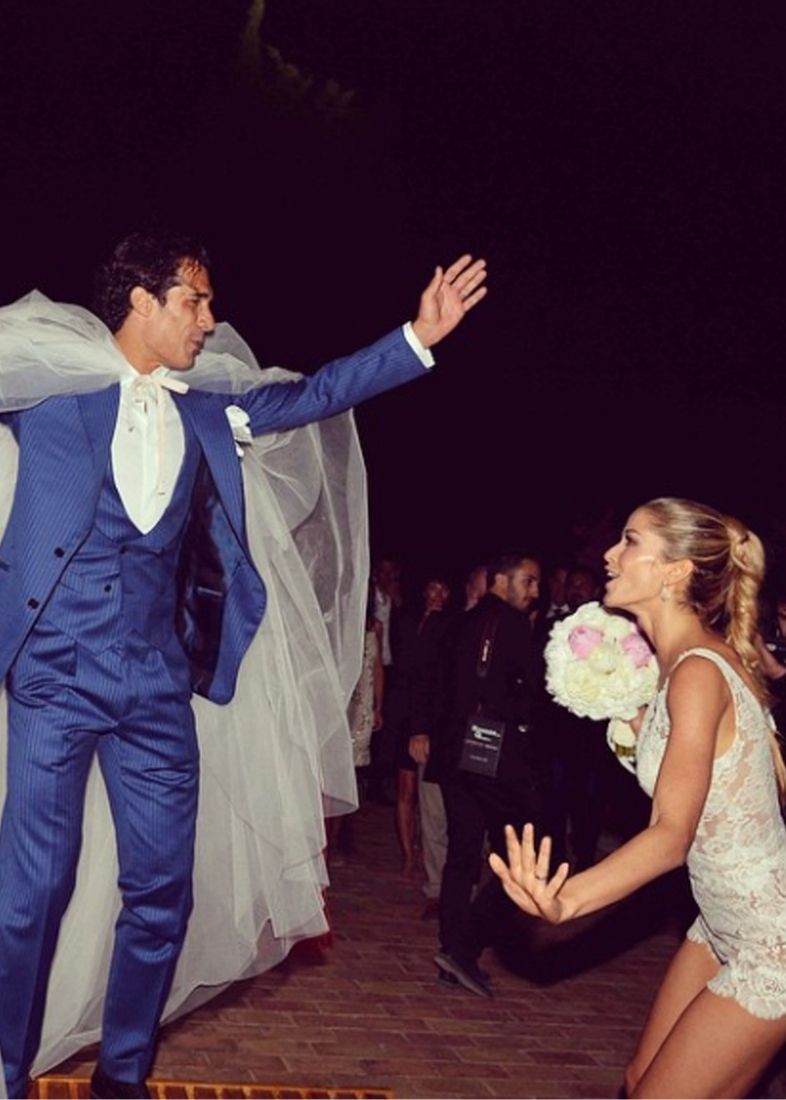 Matrimonio Bernardo Corradi e Elena Santarelli