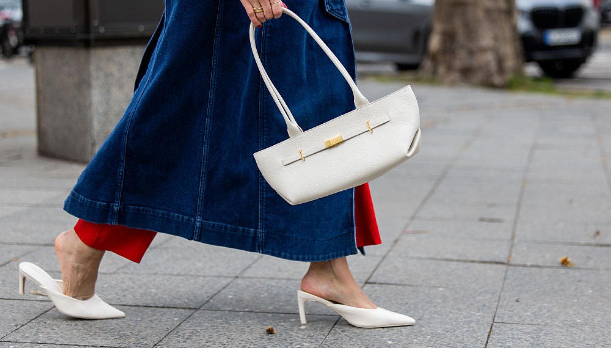 Mules con il tacco bianche