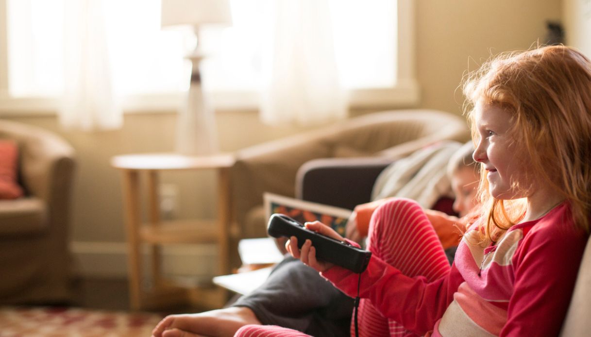 bambini e telegiornale