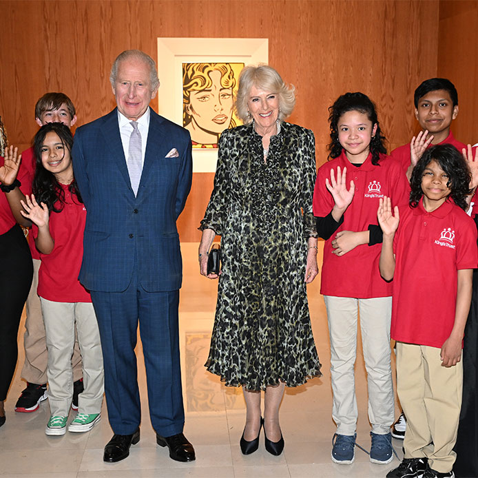 Re Carlo Camilla viaggio America New York