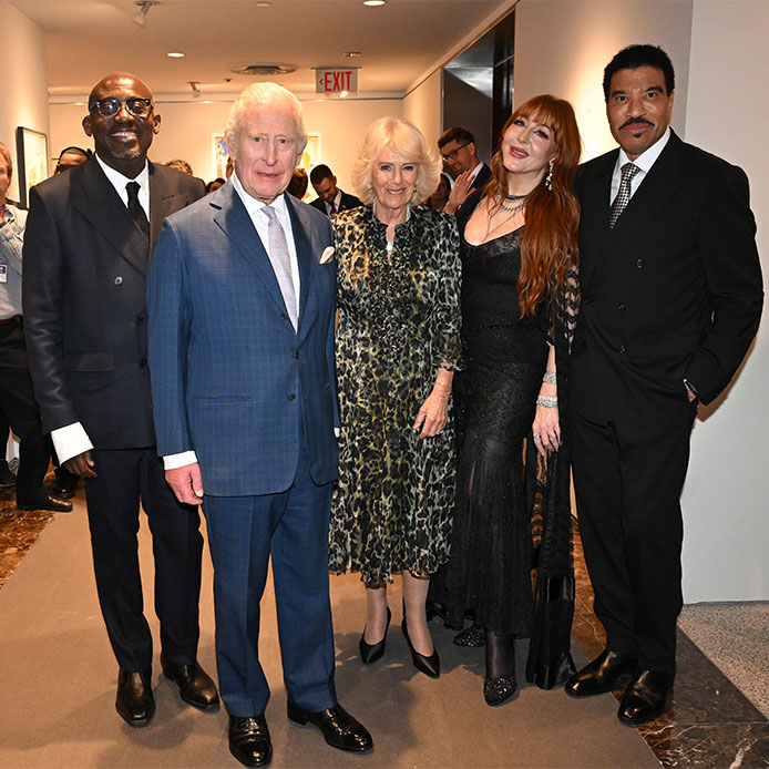 Edward Enninful Re Carlo Camilla Charlotte Tilbury Lionel Richie ricevimento New York