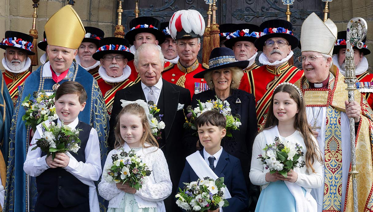 Carlo Camilla Gioved&igrave; santo