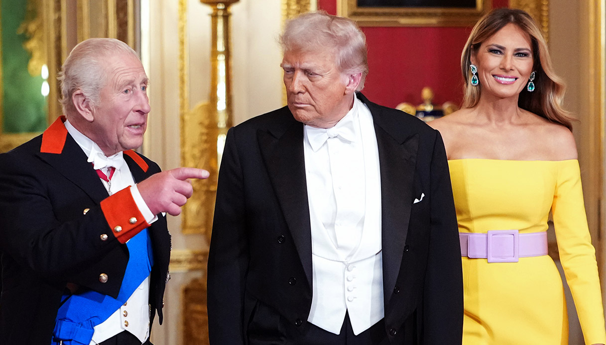 Re Carlo Donald Trump Melania Trump