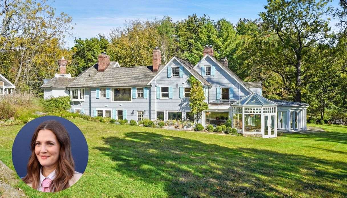In vendita per 5 milioni la villa del 1740 di Drew Barrymore