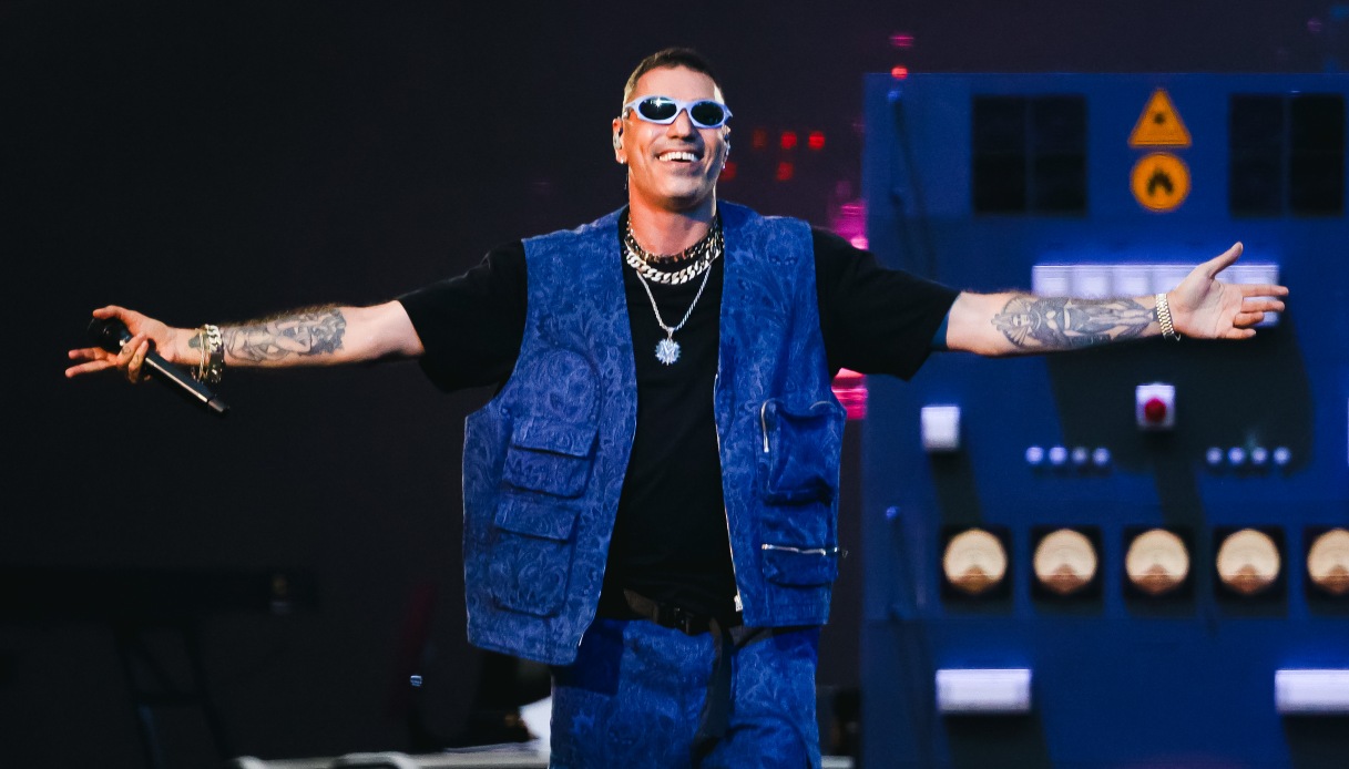 Marracash sul palco di San Siro