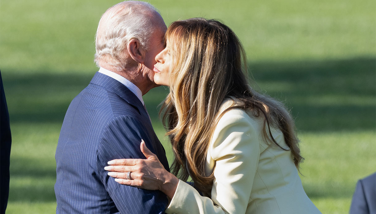 Re Carlo Melania Trump viaggio Stati Uniti