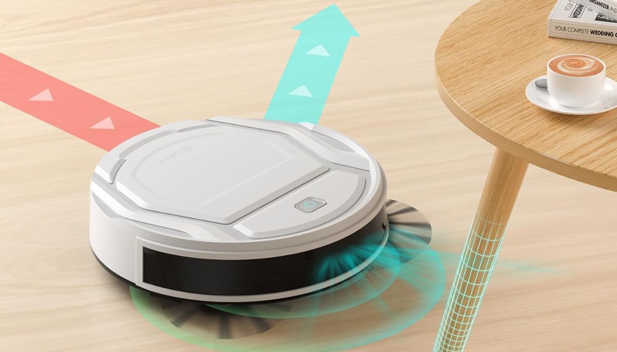 robot aspirapolvere sensori