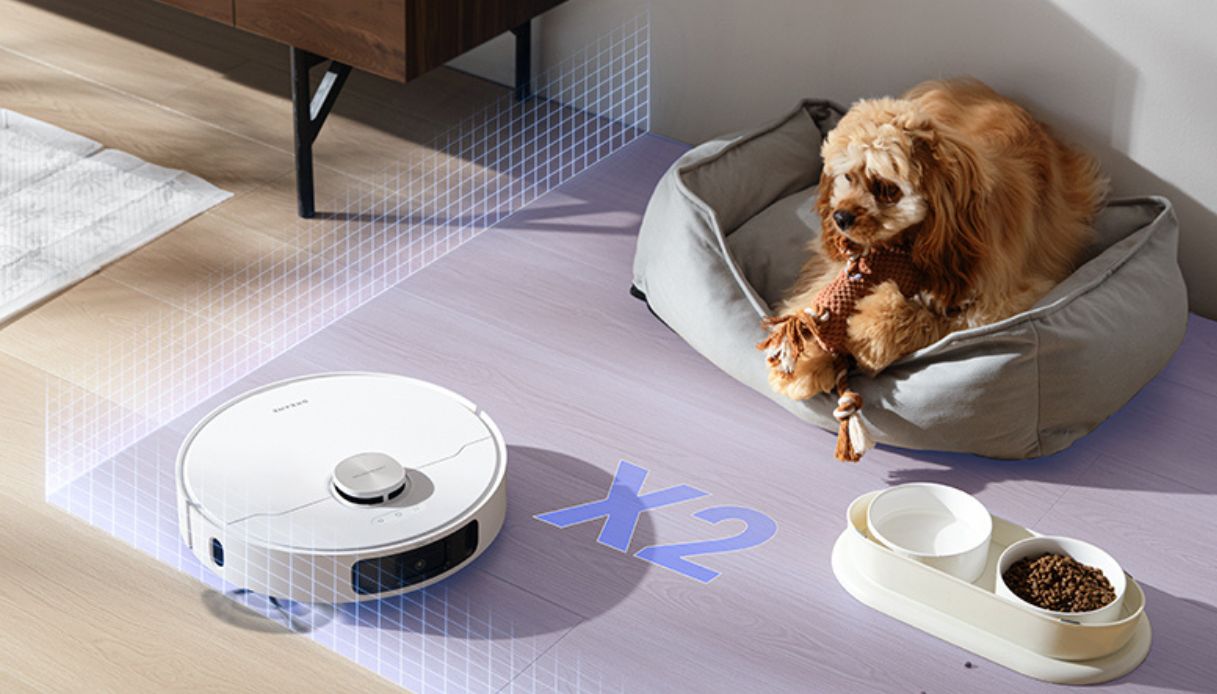 robot aspirapolvere e lavapavimenti