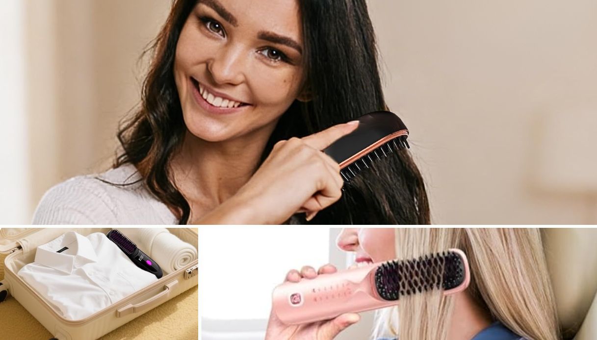 capelli perfetti anche in ufficio le mini spazzole liscianti senza fili che si ricaricano come un cellulare da Dilei.it capelli perfetti anche in ufficio le mini spazzole liscianti senza fili che si ricaricano come un cellulare