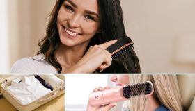 Capelli perfetti anche in ufficio: le mini spazzole liscianti senza fili che si ricaricano come un cellulare
