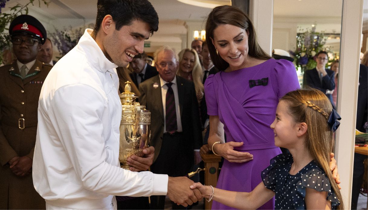 L'incontro tra Alcaraz e la Principessa Charlotte