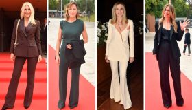 Maria Elena Boschi ospite in verde, Fagnani e Cuccarini vere belve: i look per il premio a Roma