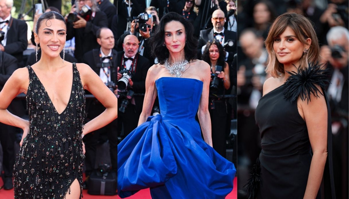 Cannes 2026, le pagelle dei look della decima serata: Penélope Cruz in monospalla total black (9), Demi Moore bellissima in blu (9)