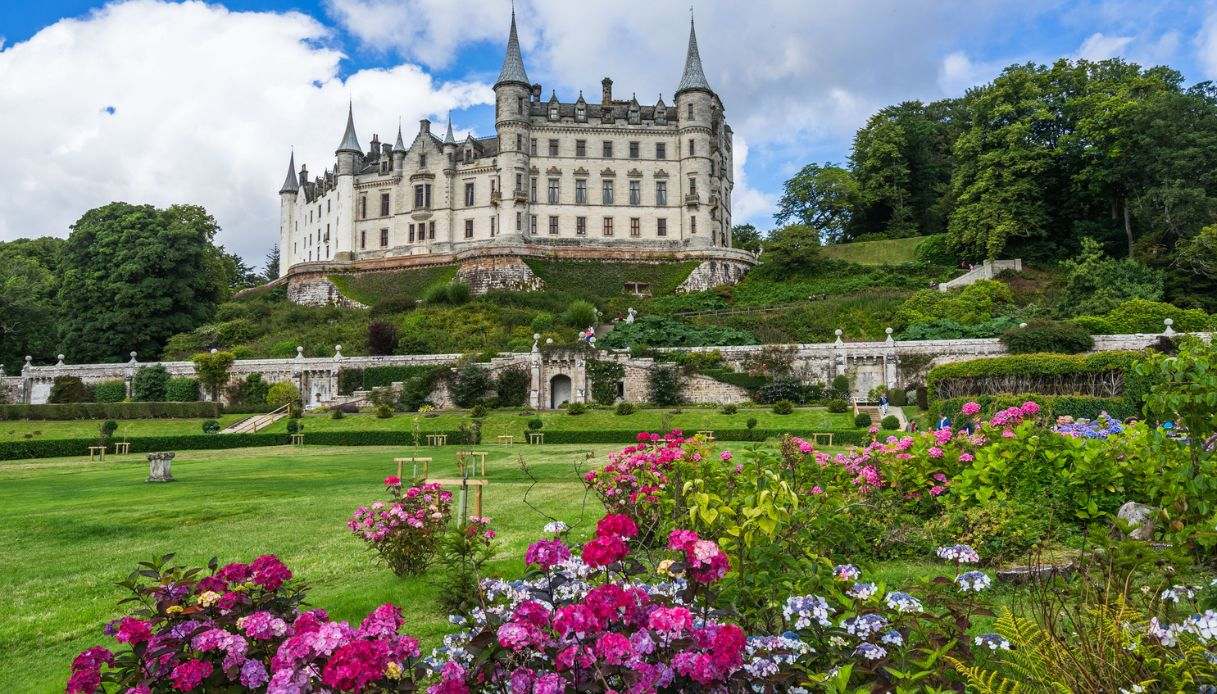 Il castello di Dunrobin, i giardini
