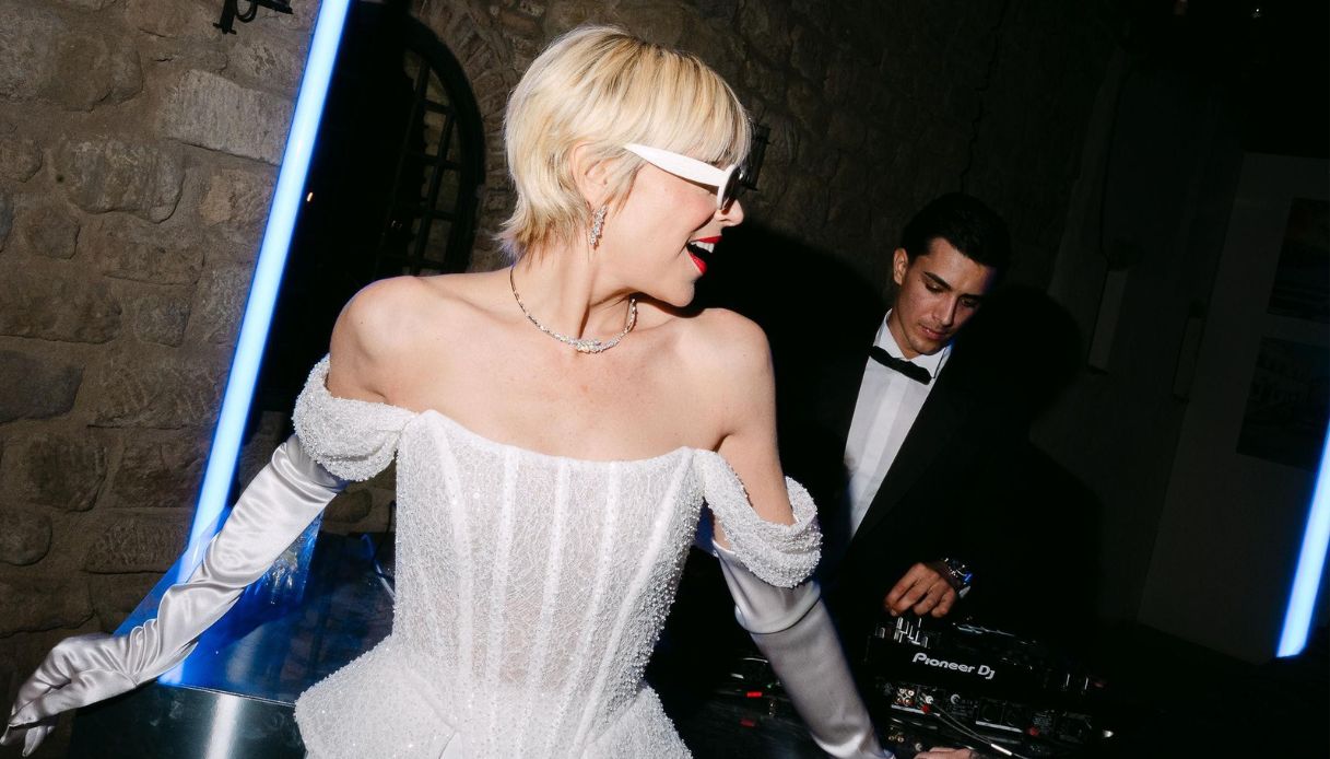 La sposa Micaela Ramazzotti