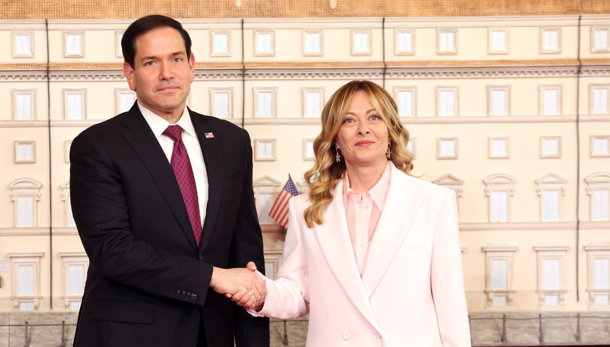 Marco Rubio e Giorgia Meloni