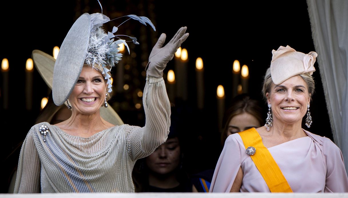 La Regina Maxima con la cognata Laurentien dei Paesi Bassi