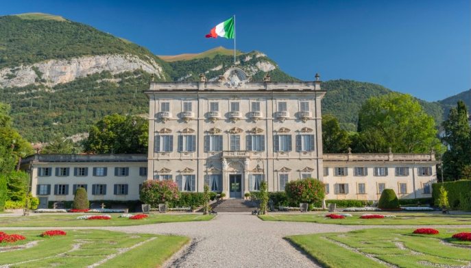 Tremezzo Villa Sola Cabiati facciata