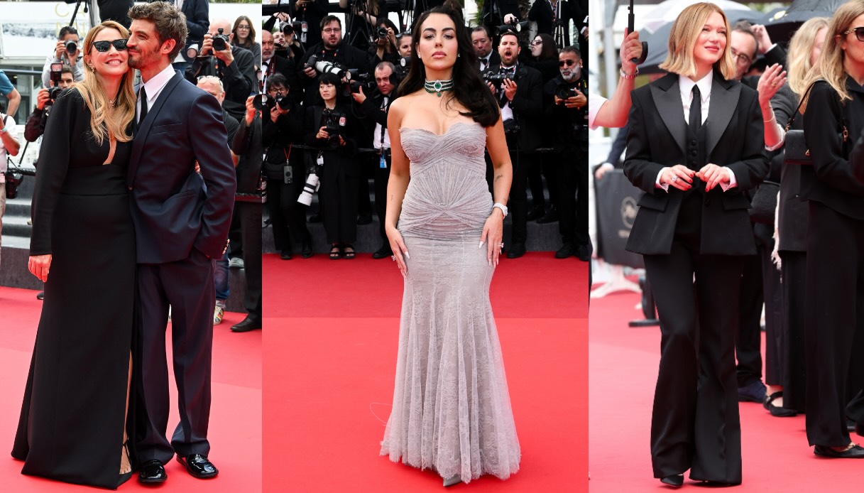 Festival di Cannes 2026, le pagelle dei look della settima serata: Léa fascino androgino (9), Georgina glamour eccessivo (6)