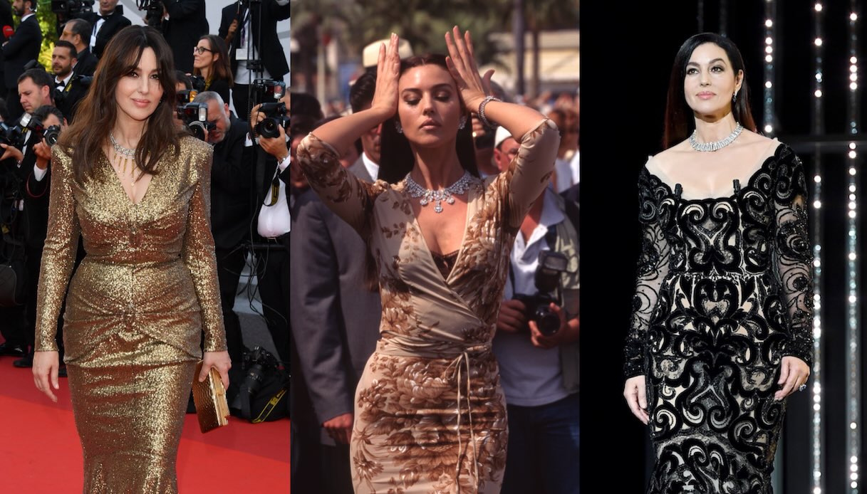 Monica Bellucci, i 10 abiti più iconici al Festival di Cannes