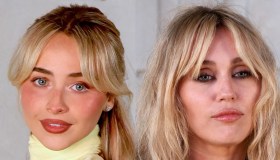 Sabrina Carpenter e Miley Cyrus agli opposti alla sfilata: una da fiaba couture, l’altra in jeans slavati