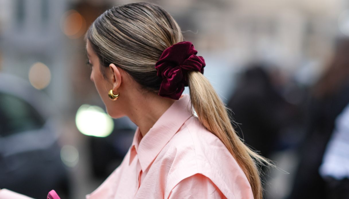 Scrunchie coda bassa