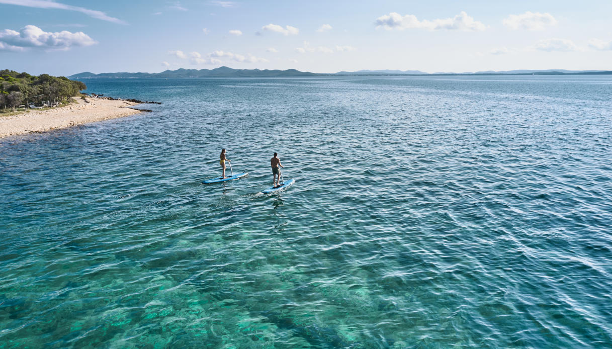SUP al Falkensteiner Resort Punta Skala
