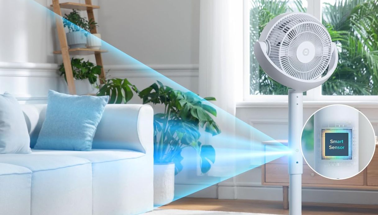 Ventilatore a piantana silenzioso