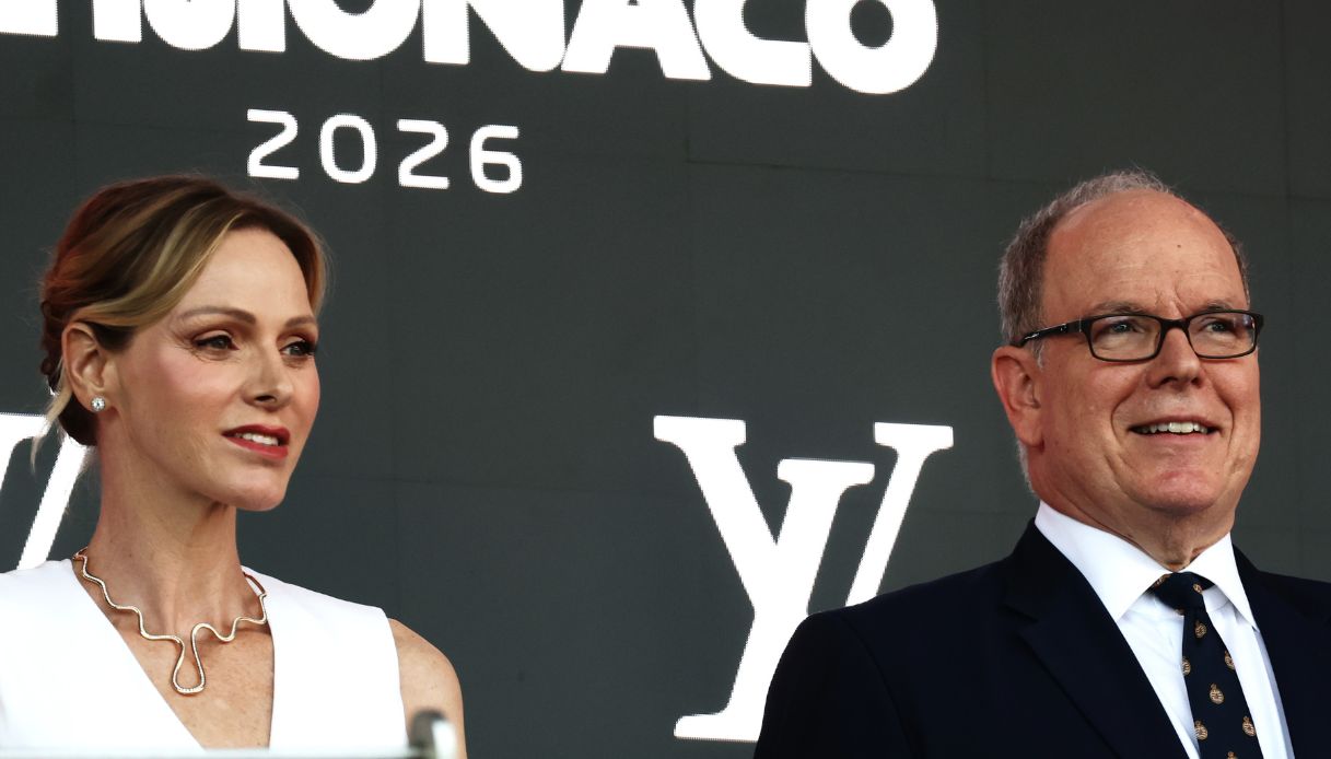 Charlene e Alberto di Monaco al Gran Premio