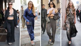 Matilda De Angelis rigorosa, Marco Mengoni in bermuda: gli ospiti alla sfilata Armani a MFW 2026