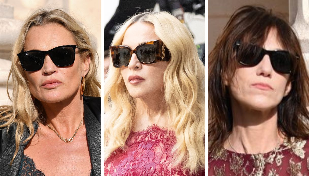 Madonna, Kate Moss e Charlotte Gainsbourg, la rivincita delle over 50: look da star alla PFW