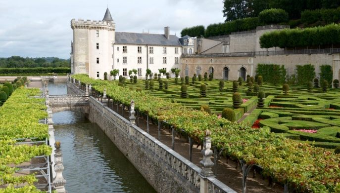 Castello di Villandry giardini laterali