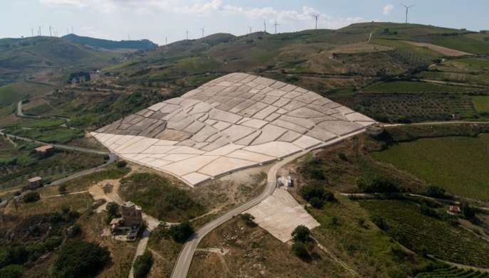 Cretto di Gibellina veduta alto