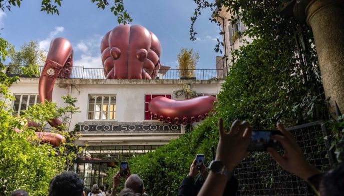 Milano Design Week Moncler gonfiabili