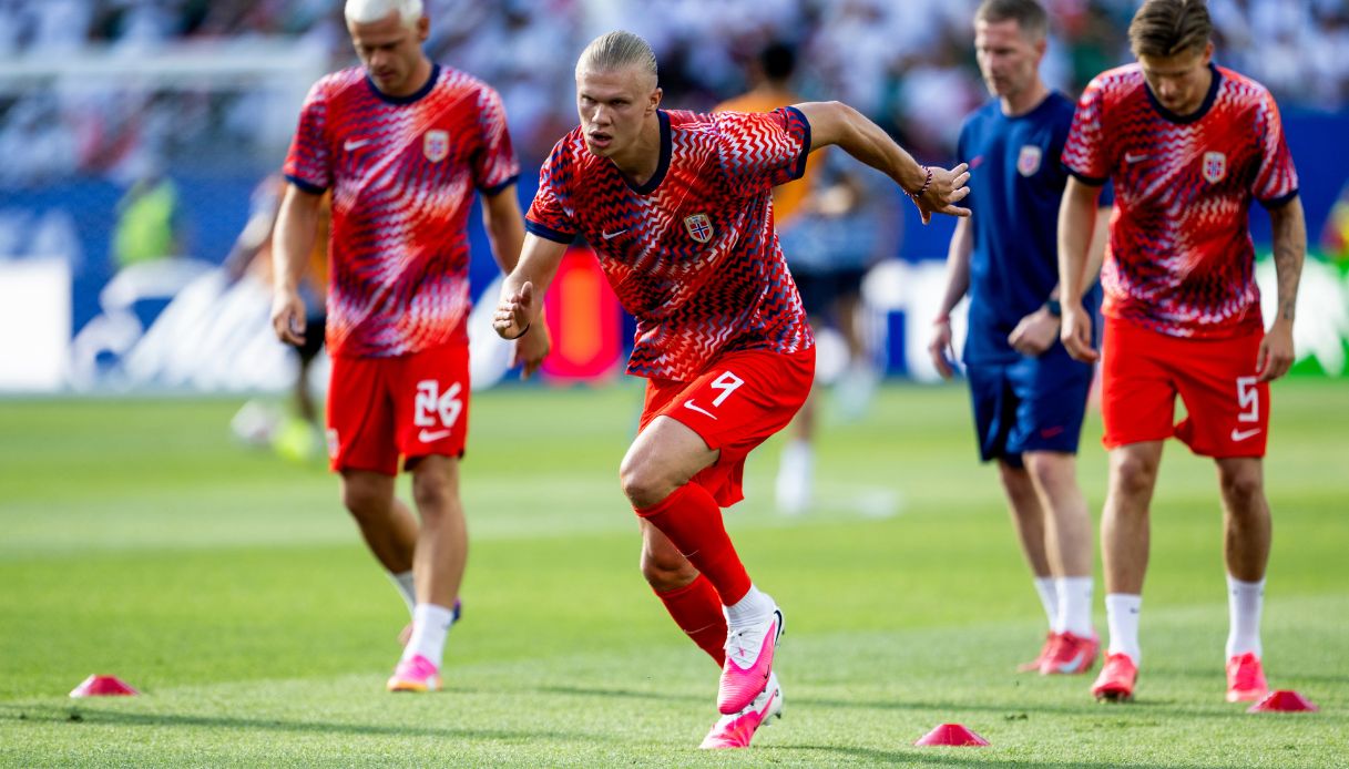 Haaland e la Nazionale norvegese