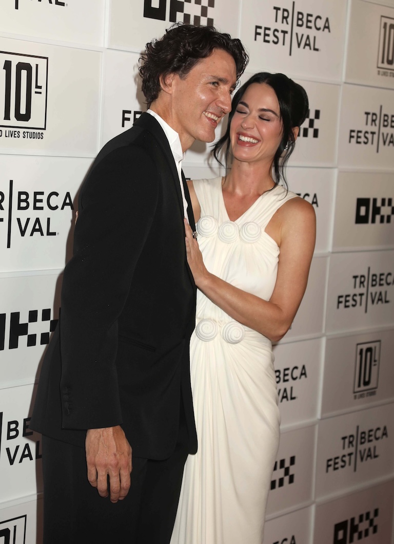 Katy Perry e Justin Trudeau al Tribeca Film Festival