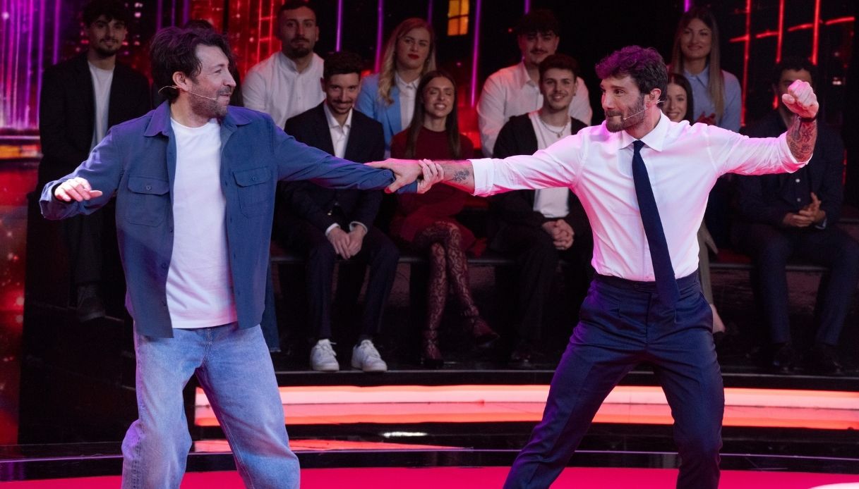 Stefano De Martino ed Herbert Ballerina