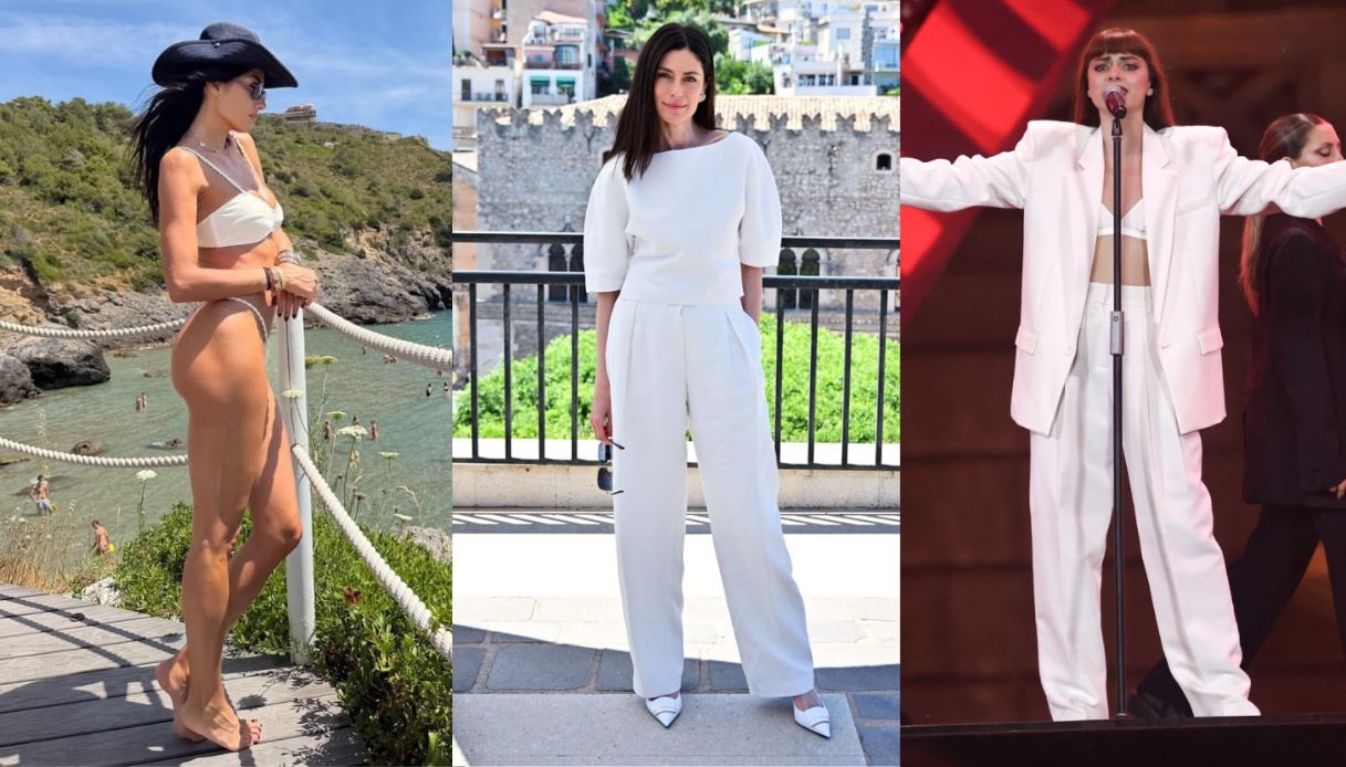 Da Elisabetta Gregoraci a Anna Valle, il total white è di nuovo il tormentone dell'estate: come indossarlo nel 2026