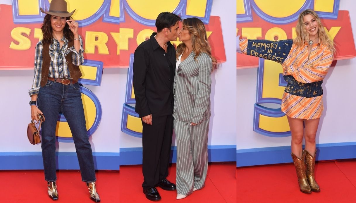 Toy Story 5 a Roma, le pagelle del red carpet: Balivo a tema (9), Sal Da Vinci tutto baci (7)