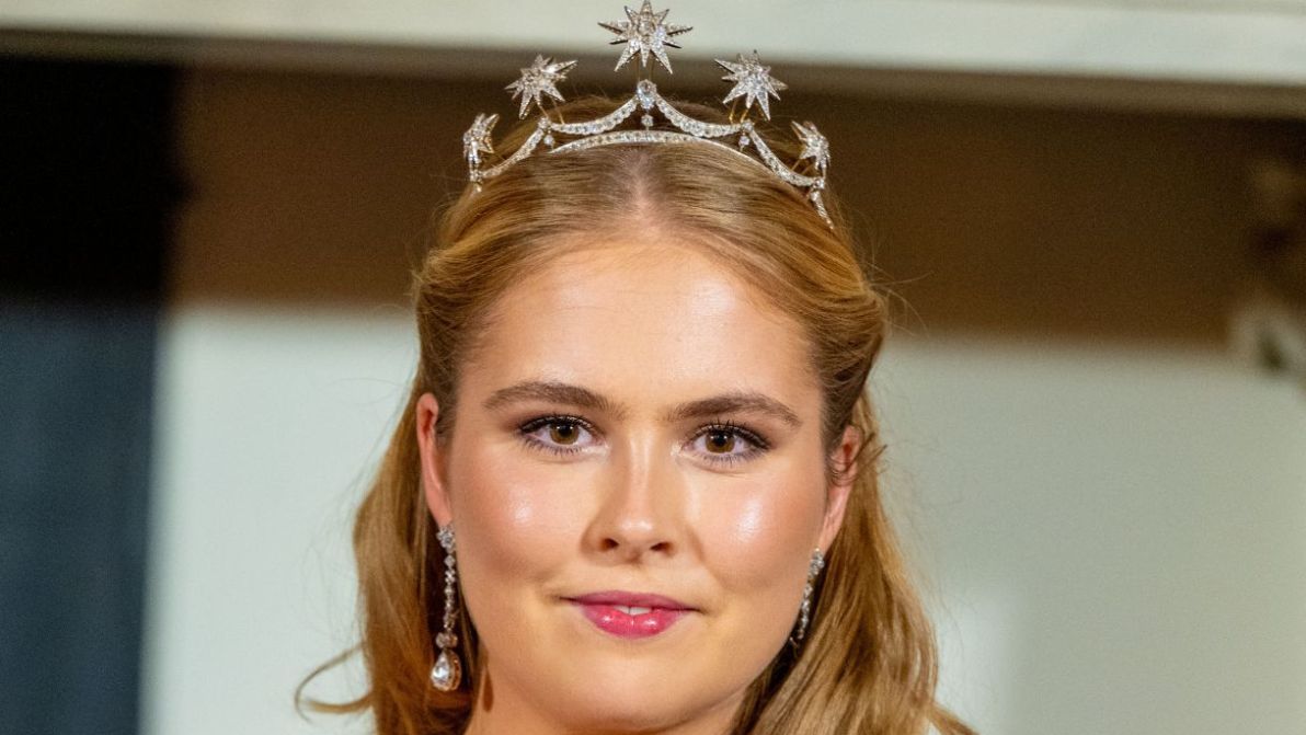 Caterina Amalia d’Olanda, il diadema indossato al banchetto di Stato ha un significato speciale