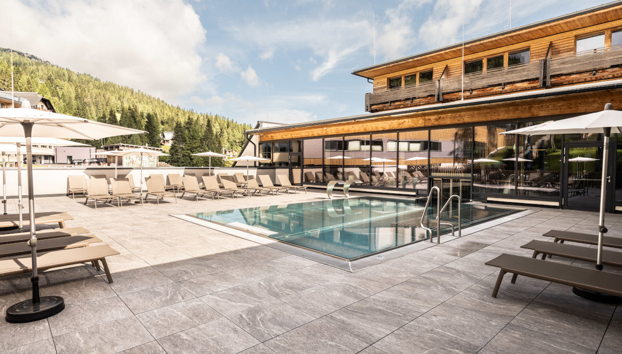 La piscina al Falkensteiner Hotel Sonnenalpe
