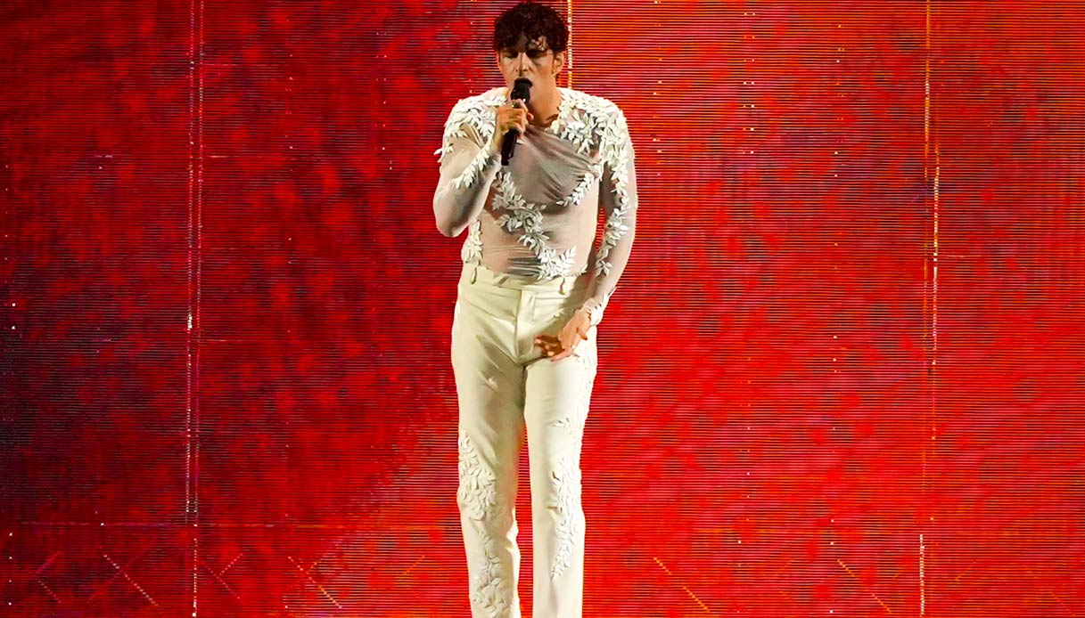 Achille Lauro in concerto all'olimpico di Roma