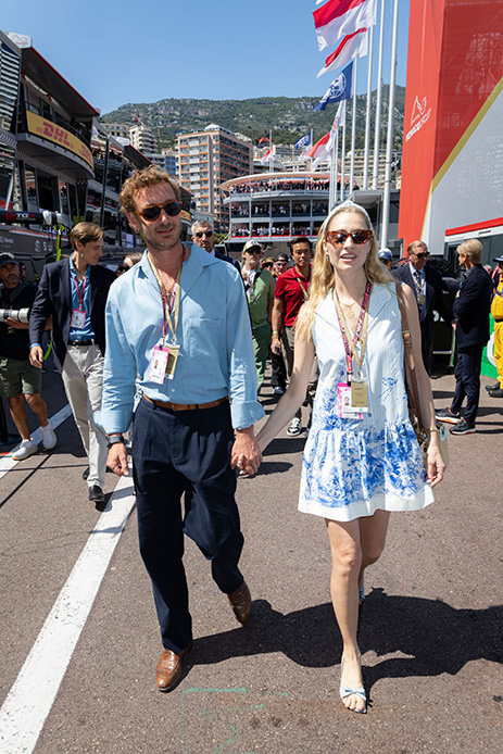 Pierre Casiraghi Beatrice Borromeo GP Montecarlo