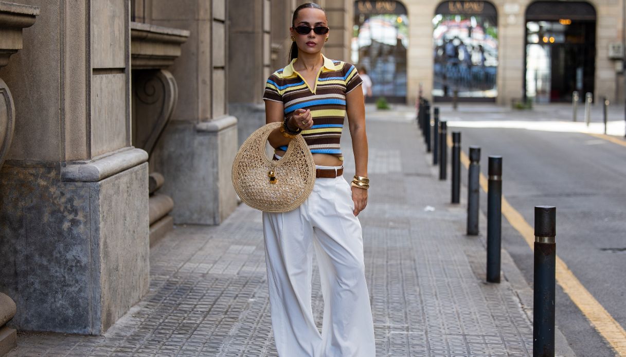 Borsa di paglia hobo