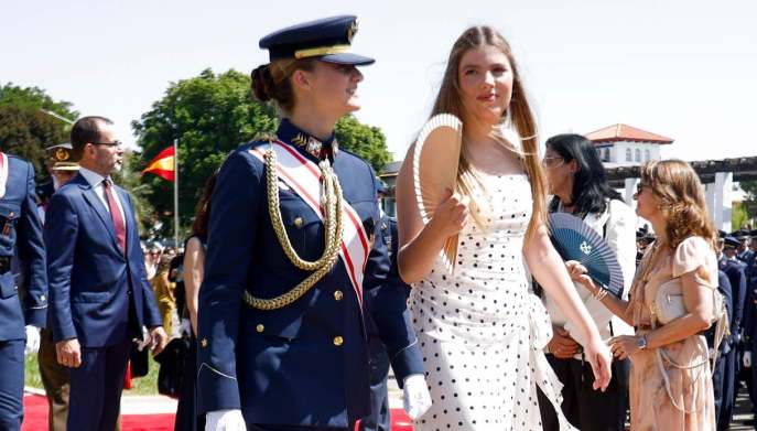 La principessa Leonor e l'infanta Sofia