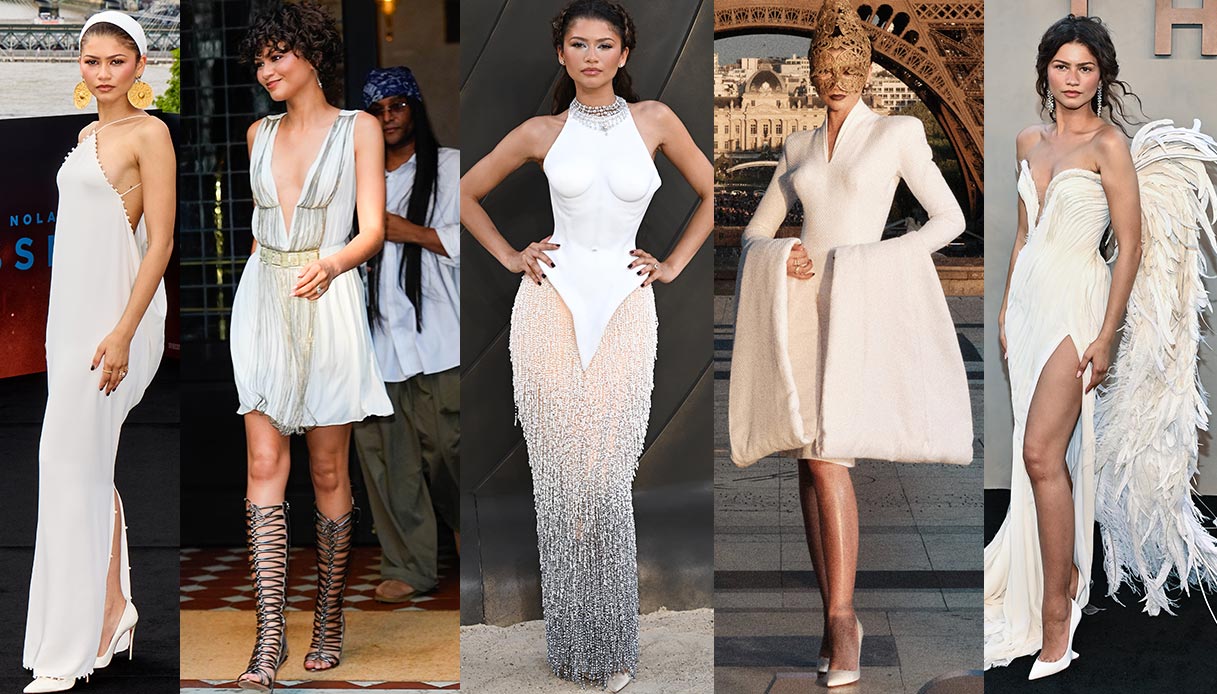 I look "divini" di Zendaya alle premiere mondiali di The Odissey